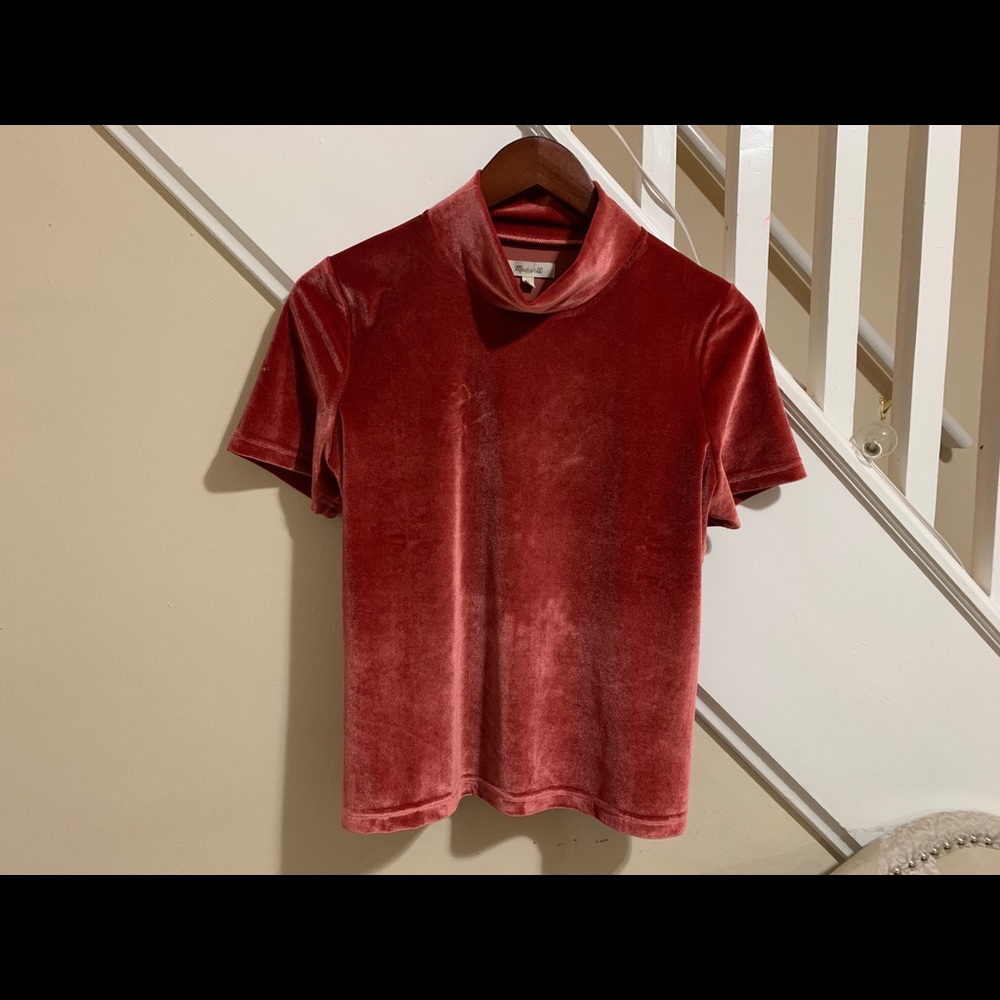 Madewell Velvet Mockneck